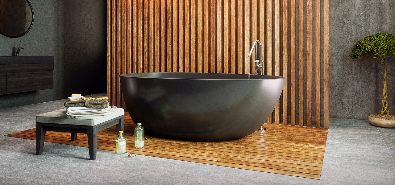 Spoon 2 Black Freestanding Solid Surface Bathtub web (1 600)